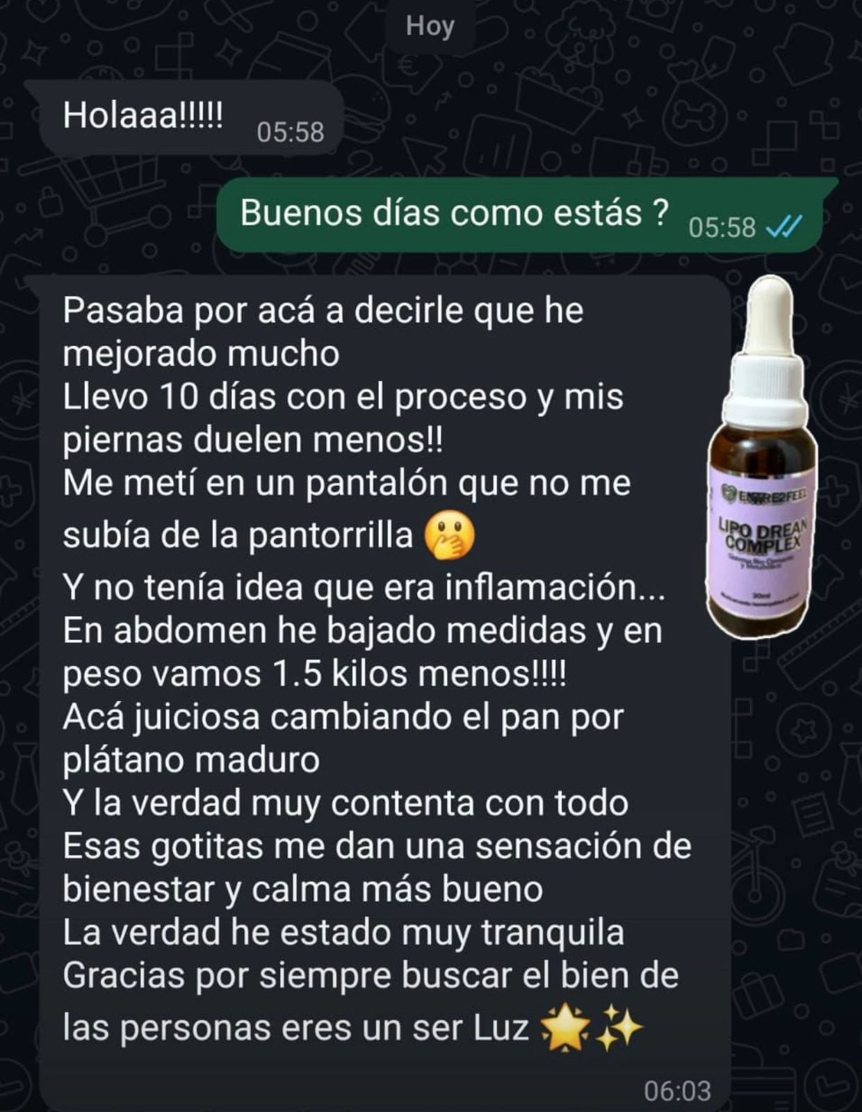 Testimonio Kit y Gotas